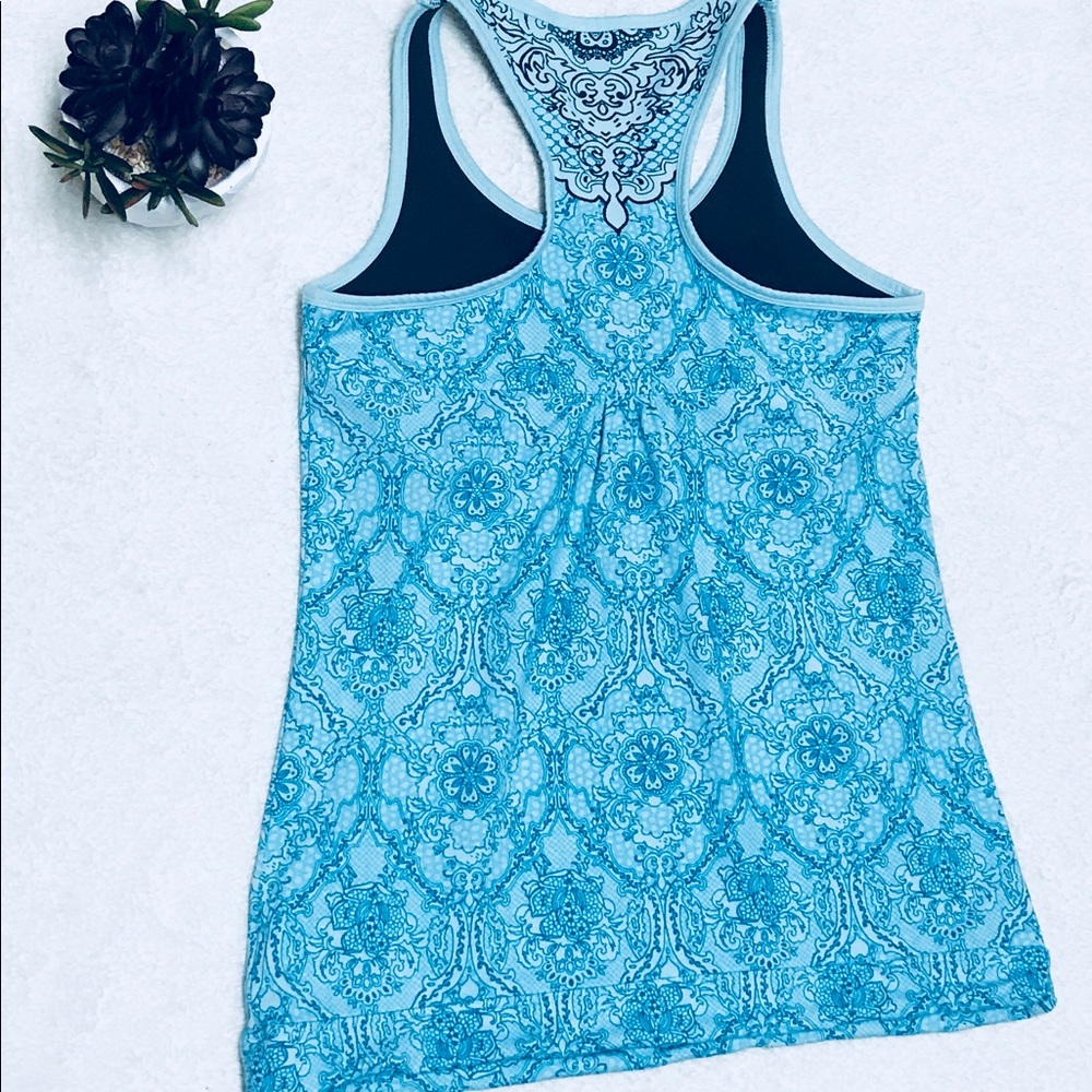 *SOLD* Athleta Tinker Racerback Tank In Turquoise - Picture 5 of 6